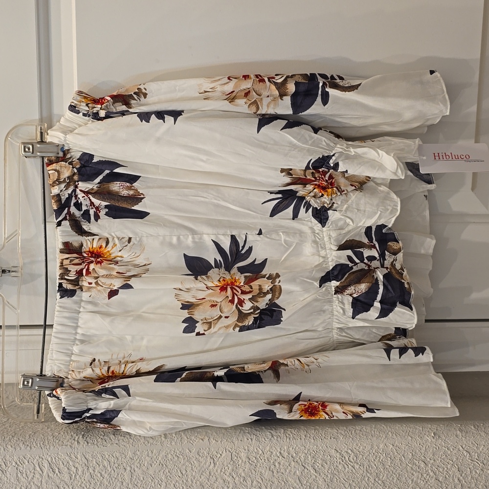 Hibluco Bandeau floral top